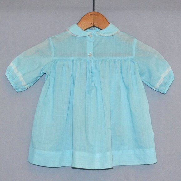 Vintage Toddler Girls Dress Size 2T-3T Retro Mod Kitty Cats & Flowers - Picture 2 of 10